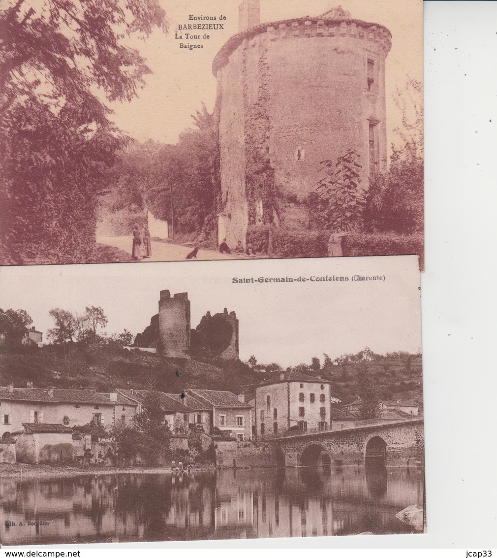 DEPT 16  -  LOT DE 20 CARTES  -  voir scans  -