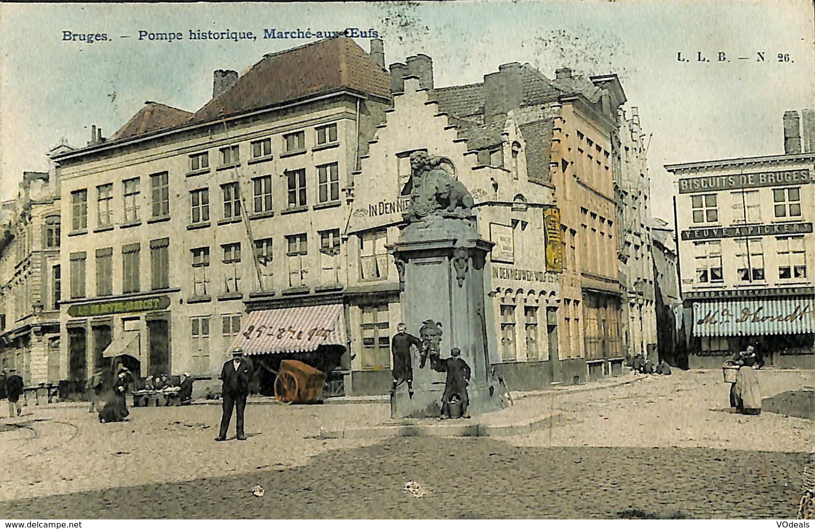 CPA - Belgique - Brugge - Bruges - Pompe Historique - Marché-aux-oeufs - Brugge