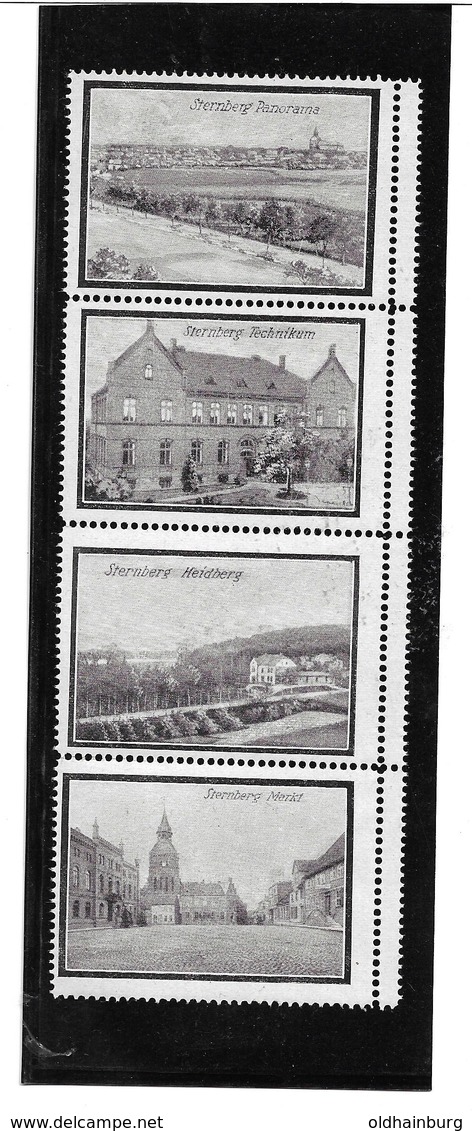 4105l: Vignetten- Reklamemarken Sternberg, ** Aus Ca. 1912 - Sternberg