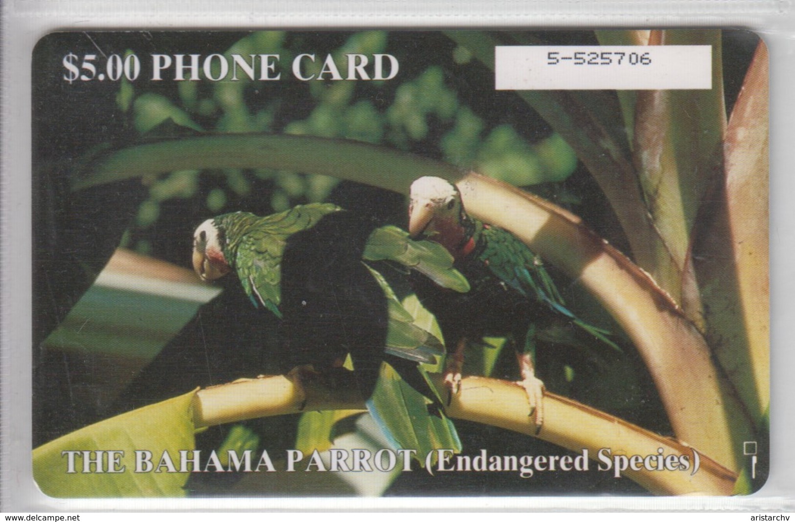 BAHAMAS 1994 BIRDS PARROT - Papageien