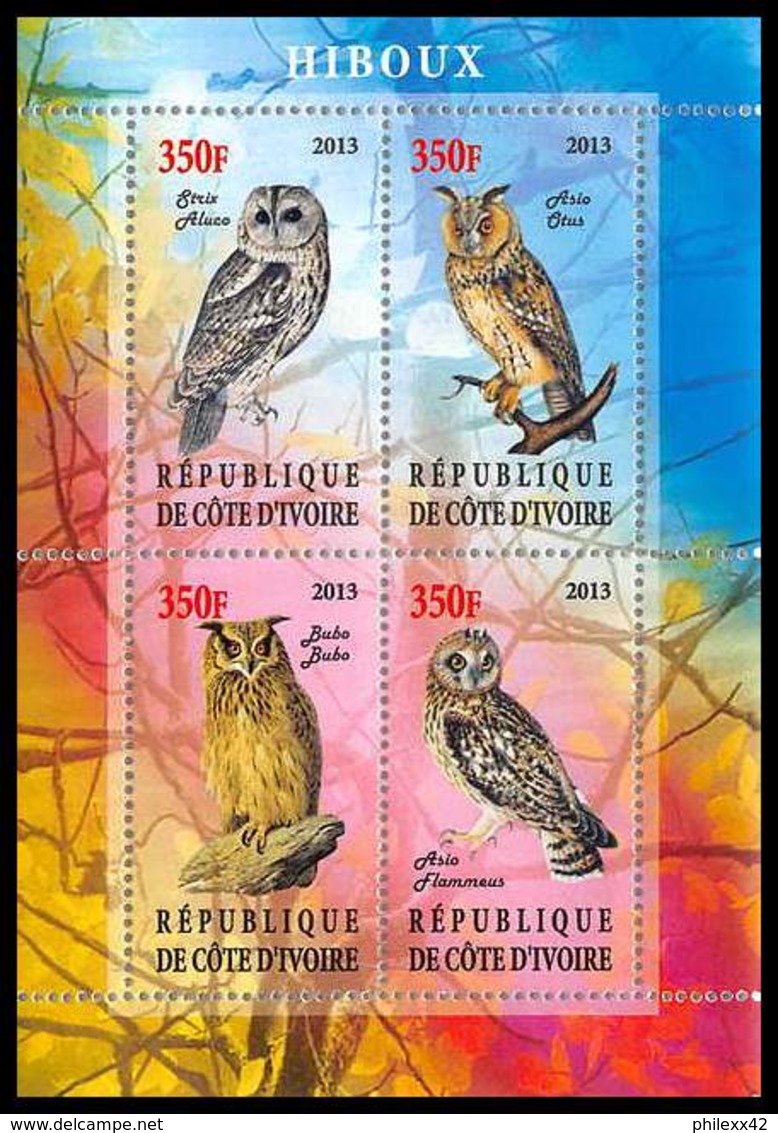 1132/ Bloc Oiseaux (bird Birds Oiseau) Neuf ** MNH Tirage Privé Vignette Chouette Owl - Búhos, Lechuza