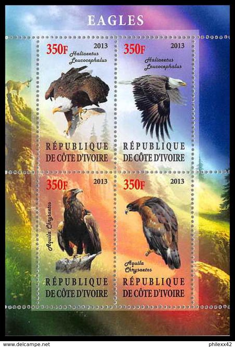 1133/ Bloc Oiseaux (bird Birds Oiseau) Neuf ** MNH Tirage Privé Vignette Rapace Bird Of Prey Aigle (eagle) - Águilas & Aves De Presa