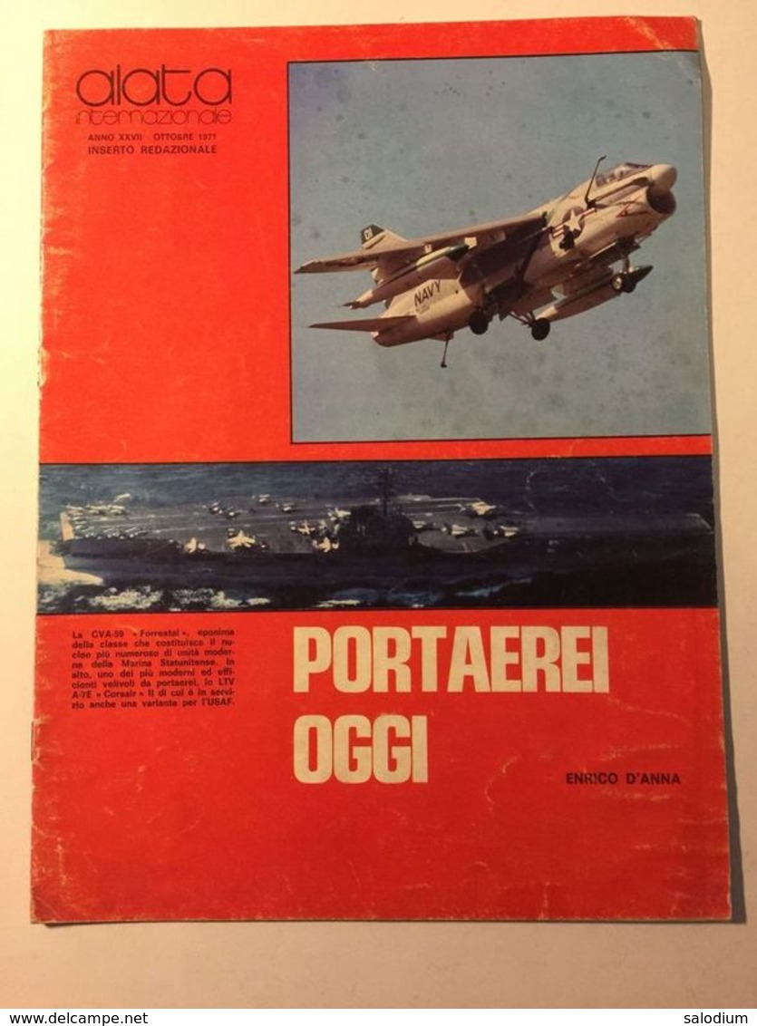 1971 - Portaerei - Aereo Airplane Nave Ship Boat Aircraft Carrier Porte-avions Porte Avions  Flugzeugträger - Altri & Non Classificati