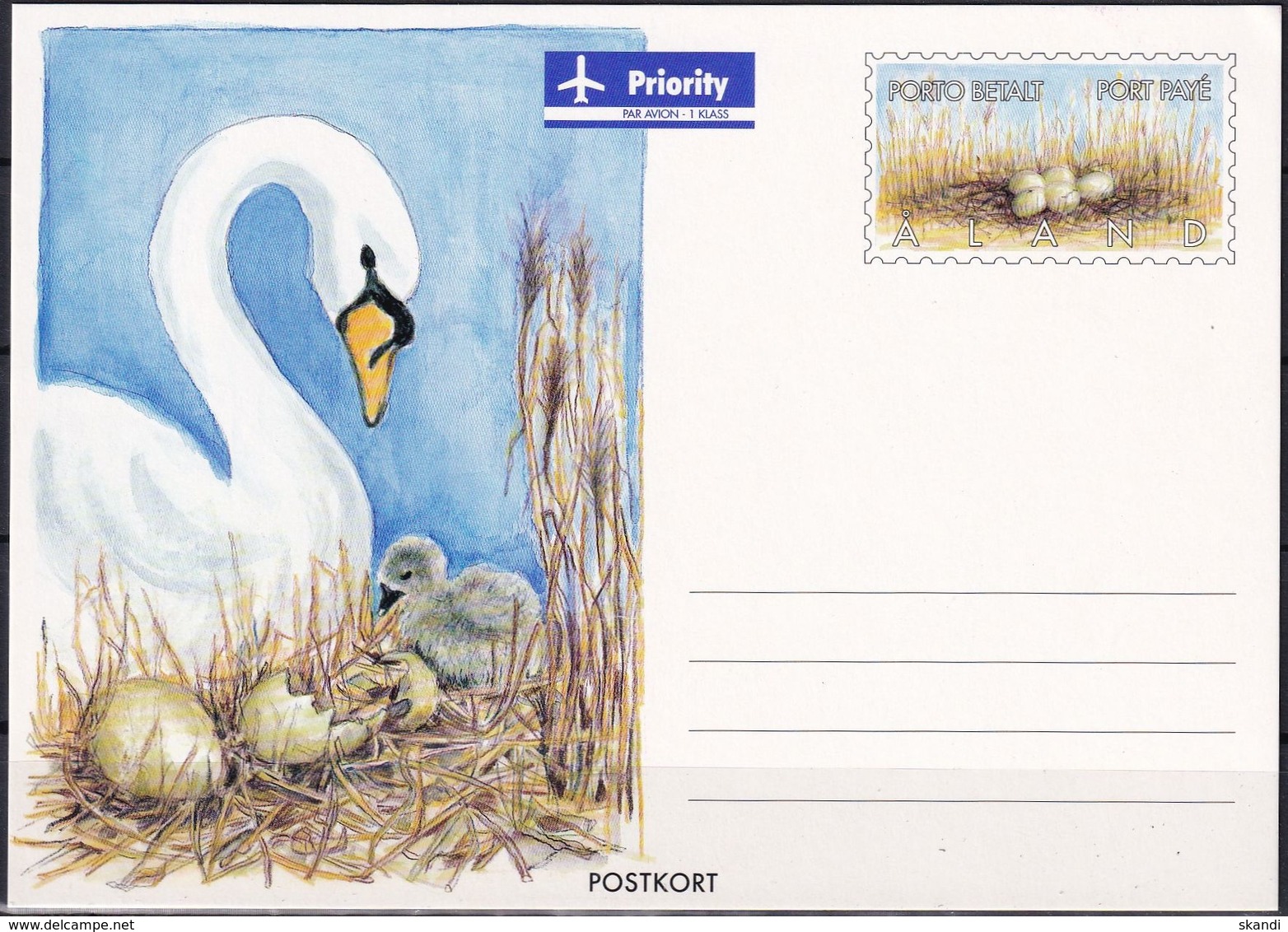 ALAND 1997 Postkarte Ganzsache Postkort Ungelaufen - Ålandinseln