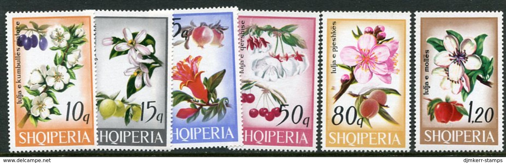 ALBANIA 1969 Tree Blossoms MNH / **.  Michel 1362-67 - Albanie