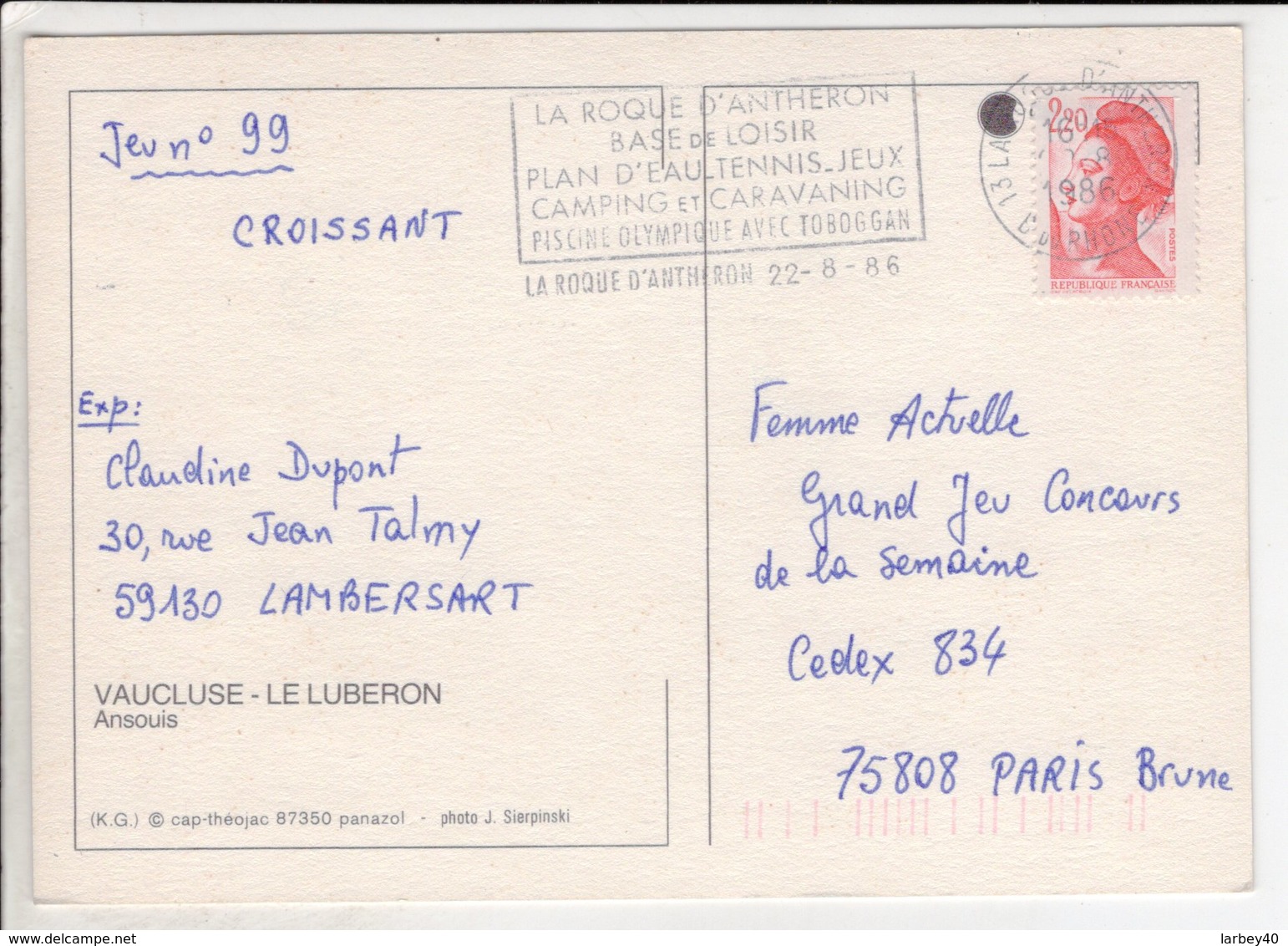 Cp    Carte Postale - Ansouis - Ansouis