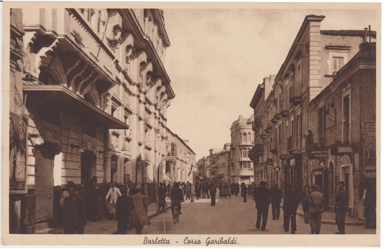 CARTOLINA - BARLETTA - CORSO GARIBALDI - Barletta