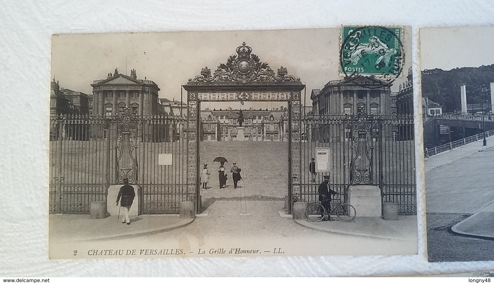 3 CPA - Versailles - La Gare Des Chantiers Et Camp De Satory - Une Allée- Les Baraquements - Chateau - Grille D'Honneur - Versailles (Château)