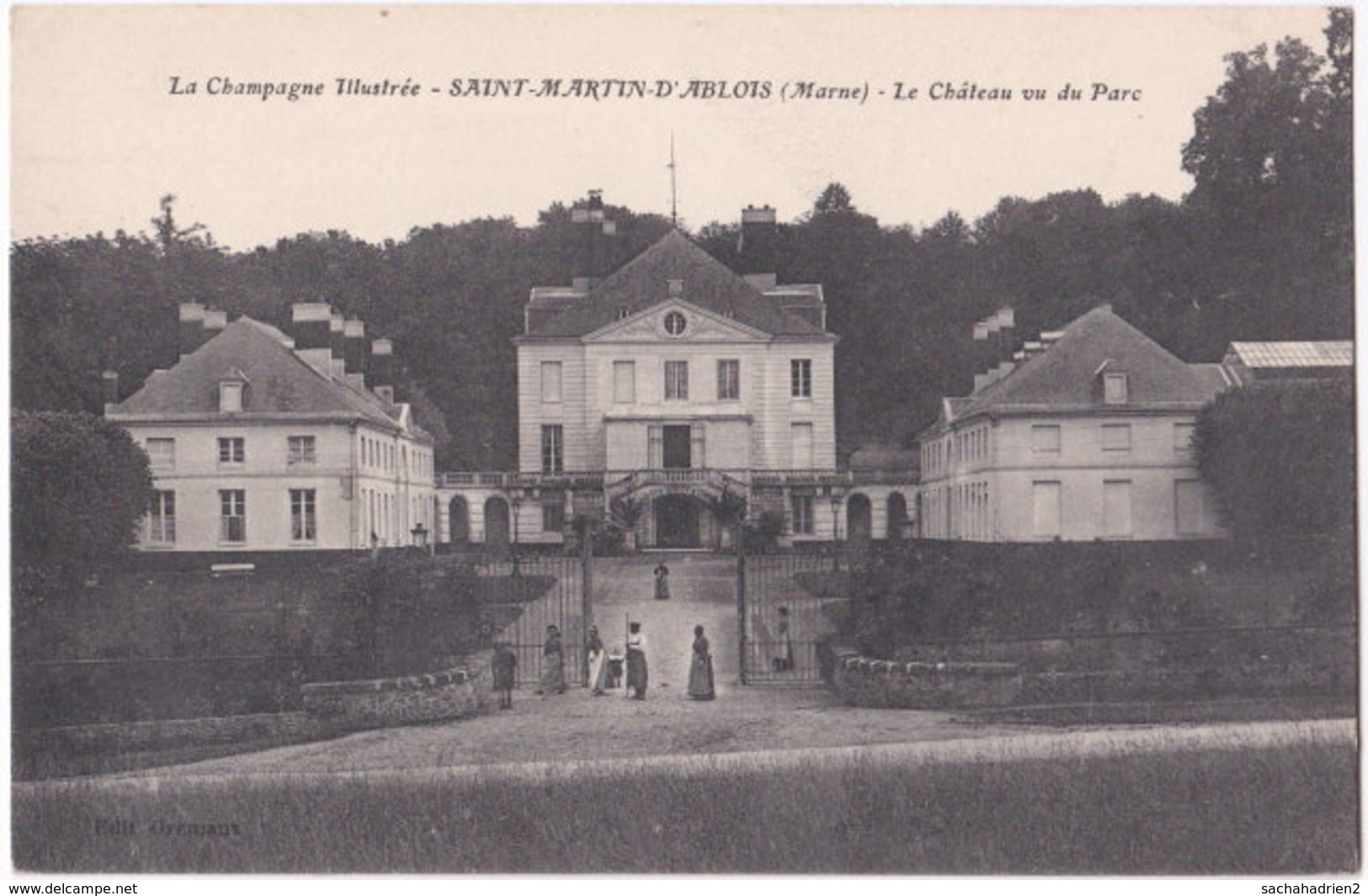 51. SAINT-MARTIN-D'ABLOIS. Le Château Vu Du Parc - Autres & Non Classés