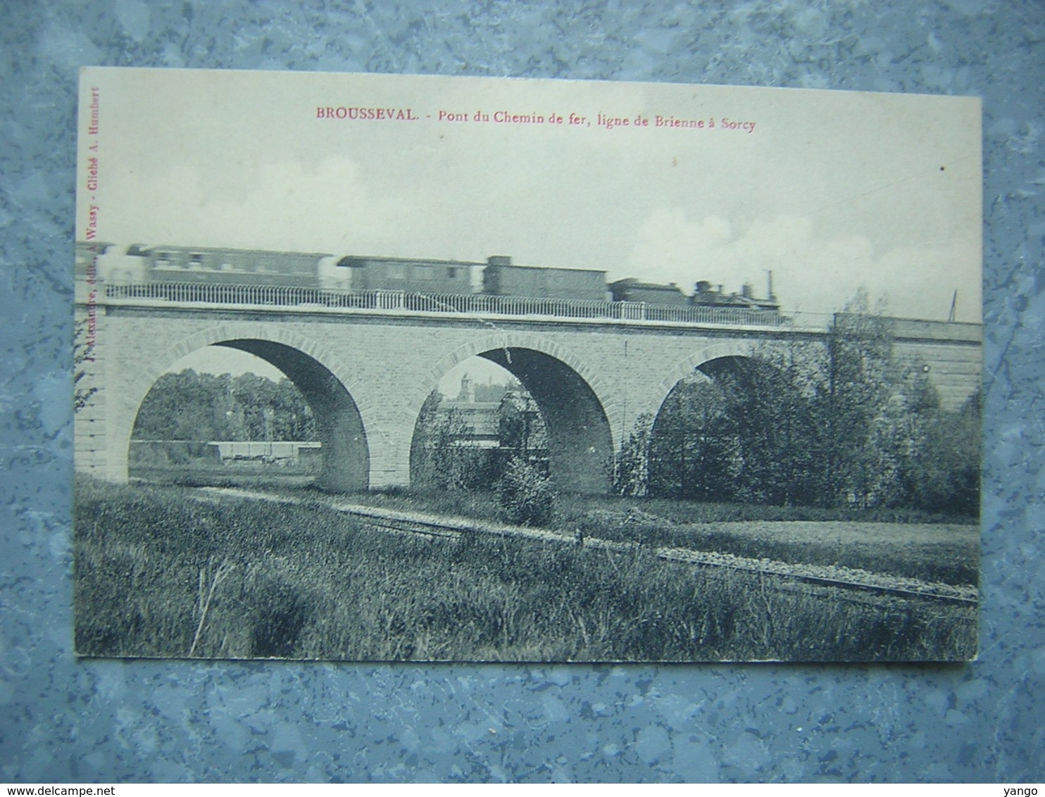 BROUSSEVAL - PONT DU CHEMIN DE FER - TRAIN - Autres & Non Classés