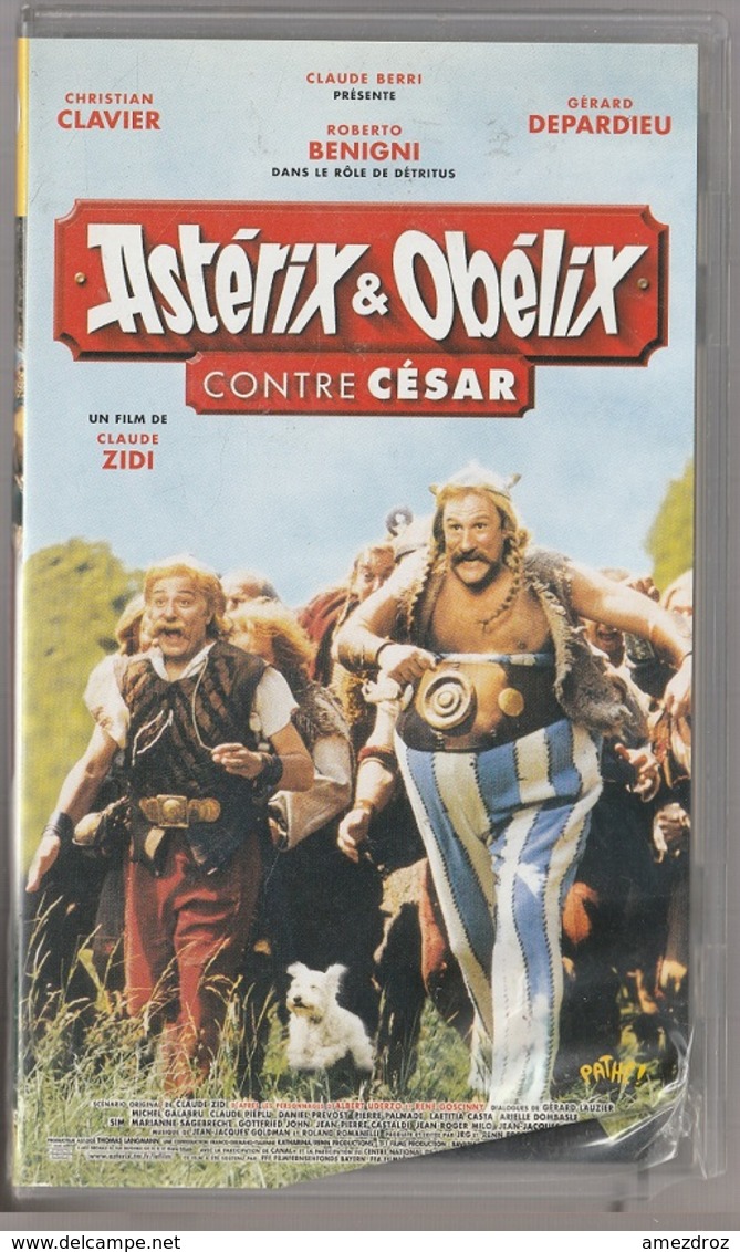 Astérix Cassette VHS Astérix Et Obélix Contre César Boitier Transparent Offert Par Bakker - Cassettes & DVD
