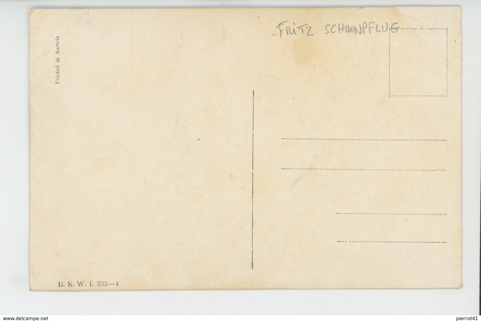 Illustrateur FRITZ SCHOENPFLUG - Jolie Carte Fantaisie Viennoise Militaires "Muss I Denn, Muss I Denn Zum Städtle Hinaus - Schönpflug, Fritz