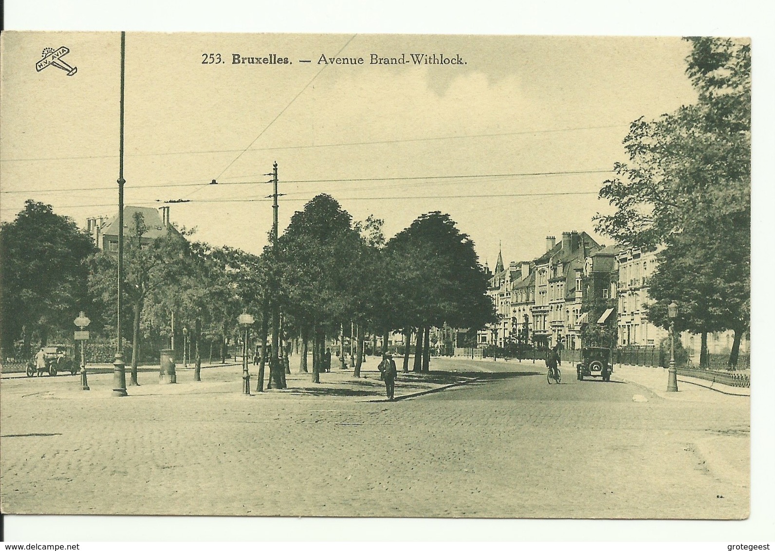 CP.Bruxelles-BRUXELLES - Bruxelles WSL Avenue Brand Whitlock (vue Depuis La Place Montgomery Et à Droite Future école I. - St-Lambrechts-Woluwe - Woluwe-St-Lambert