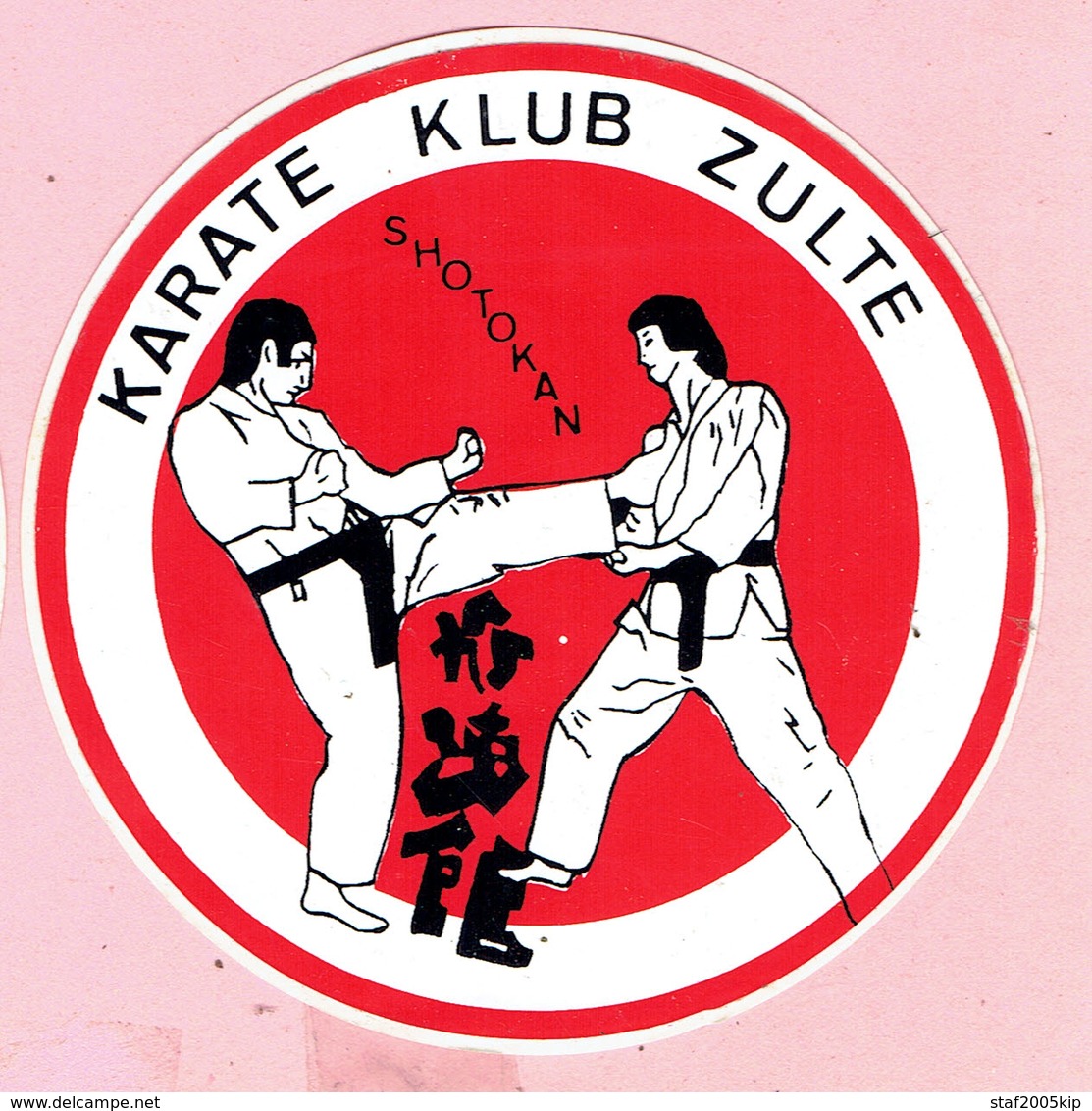 Sticker - KARATE KLUB ZULTE - SHOTOKAN - Stickers