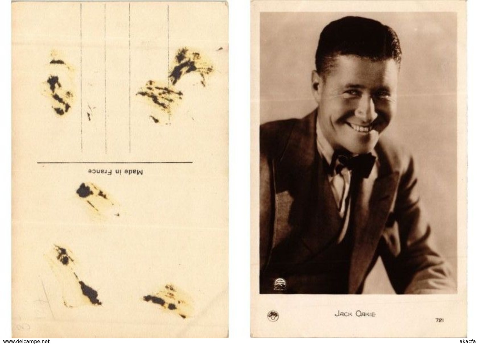 CPA AK Jack Oakie. FILM STAR (559788) - Acteurs