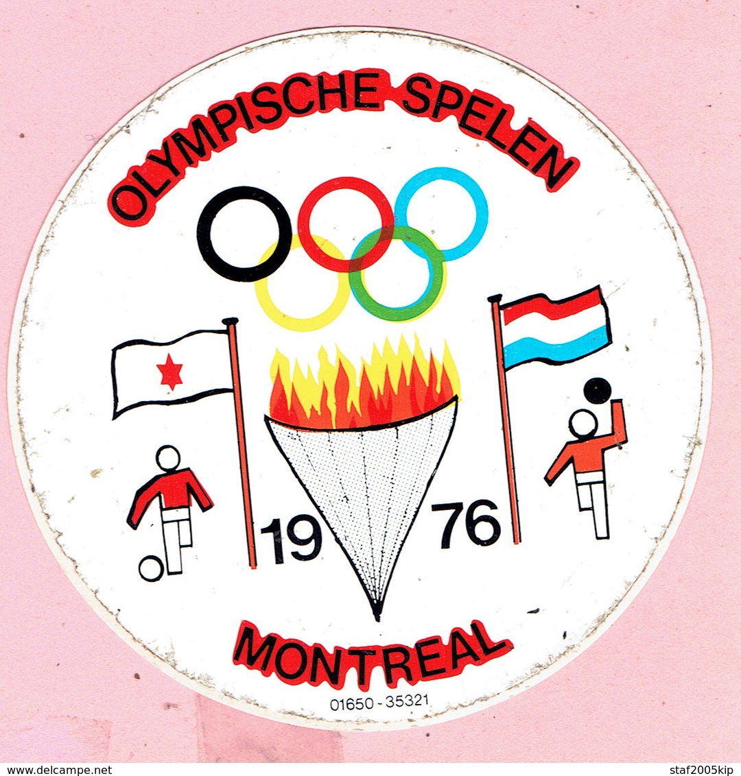 Sticker - OLYMPISCHE SPELEN - 1976 - MONTREAL - Stickers