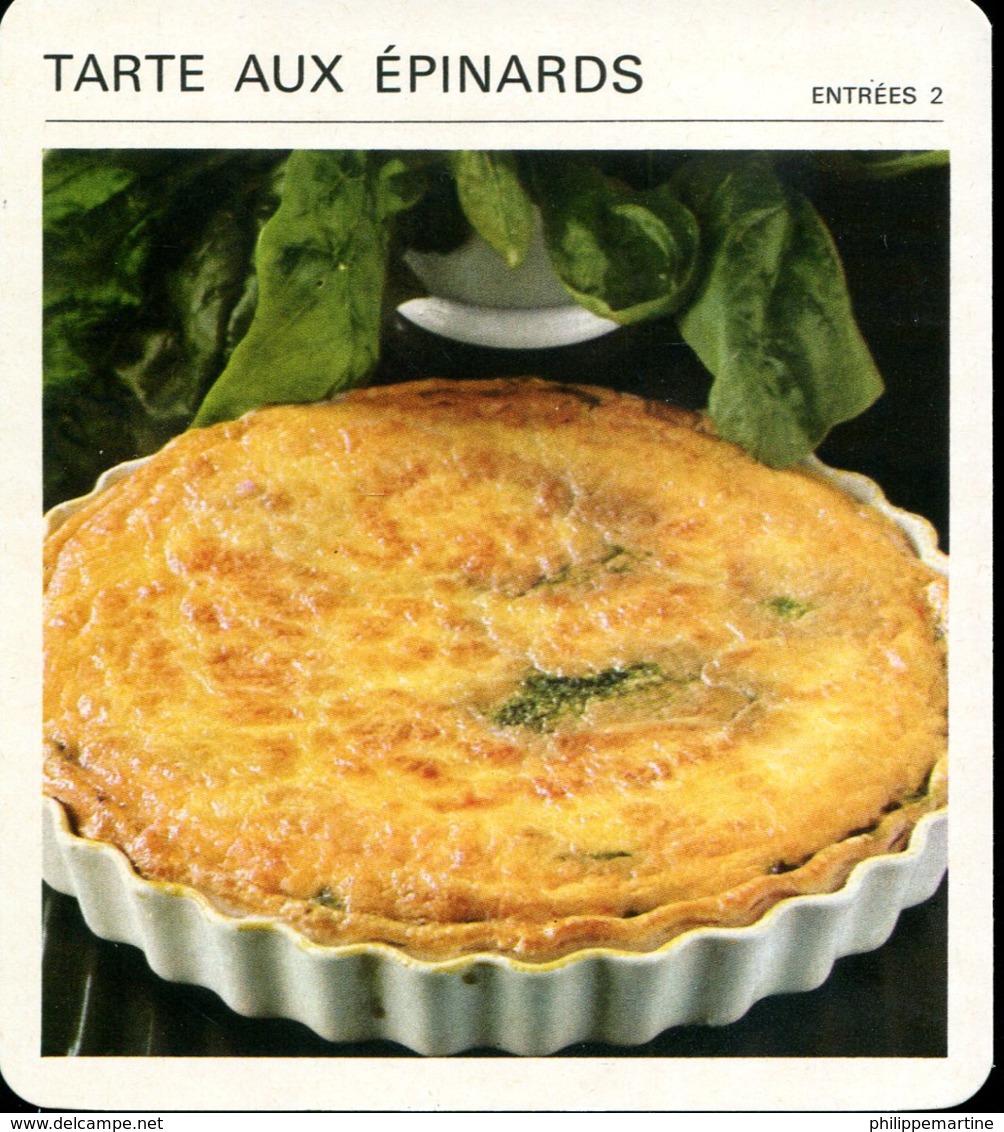 Tartes Aux épinards - Cooking Recipes