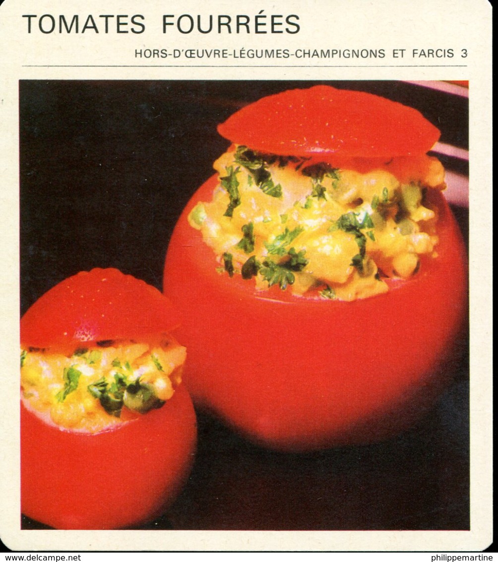 Tomates Fourrées - Cooking Recipes