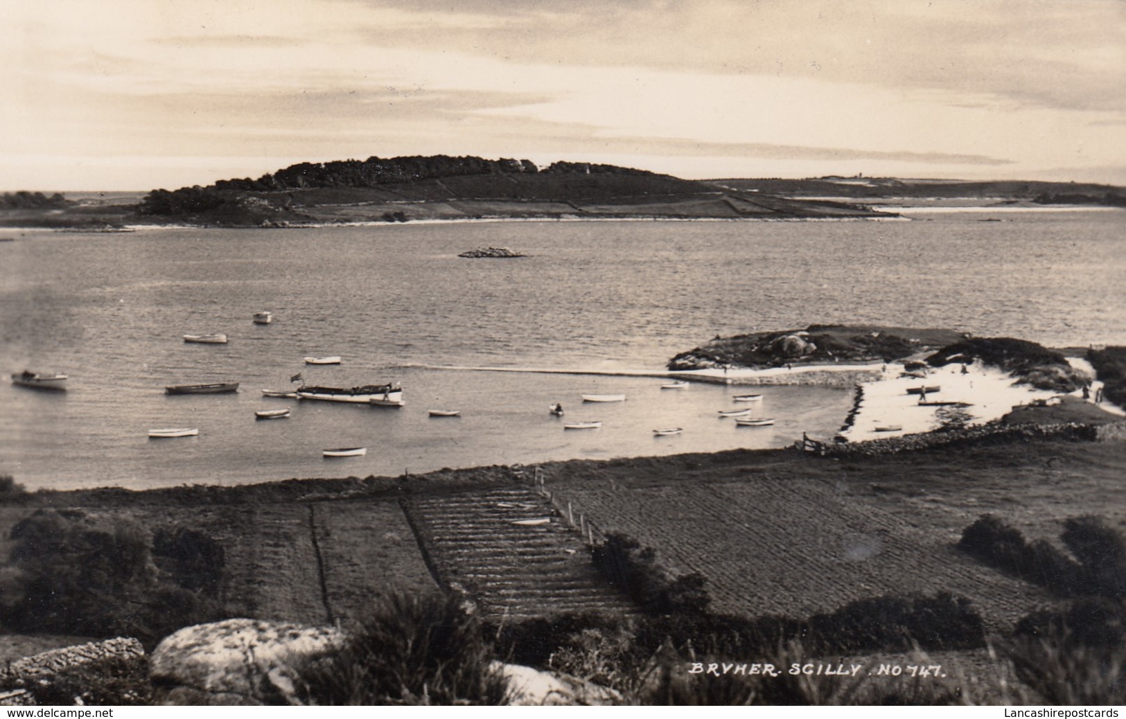 Postcard Bryher Scilly RP By James Gibson The Scilly Isles My Ref  B13849 - Scilly Isles