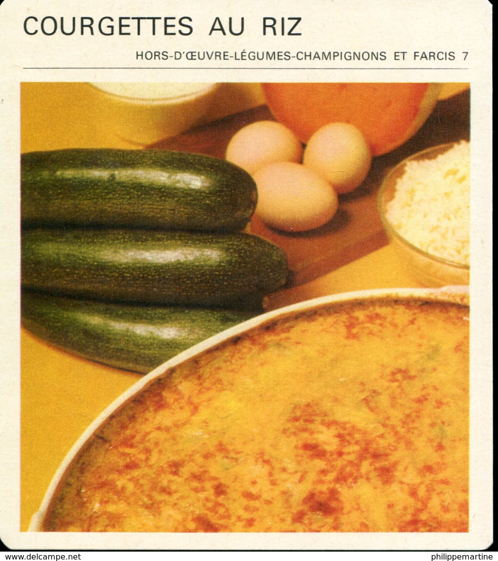 Courgettes Au Riz - Cooking Recipes