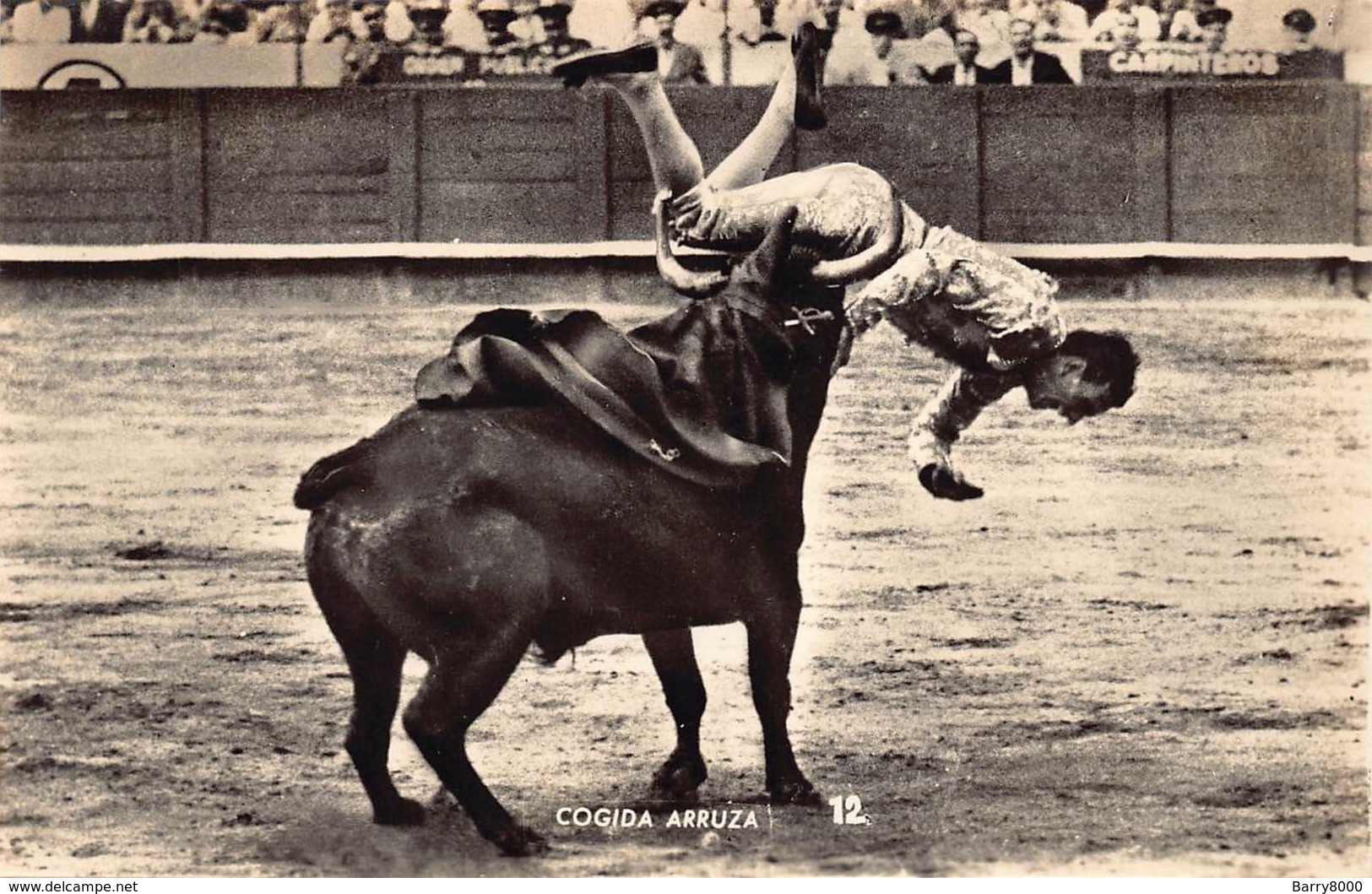 Spain España  Corrida De Toros  Photo Foto  Cogida Arruza Fotografo Zerkowitz      Stierengevecht   Barry 4100 - Taureaux