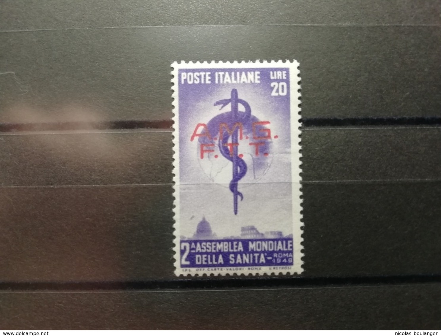 Italie Trieste 1949 Y&T N°45 * Organisation Mondiale De La Santé - Neufs