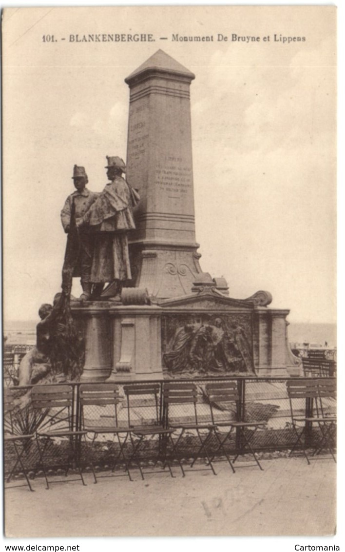 Blankenberghe - Monument De Bruyne Et Lippens - Blankenberge