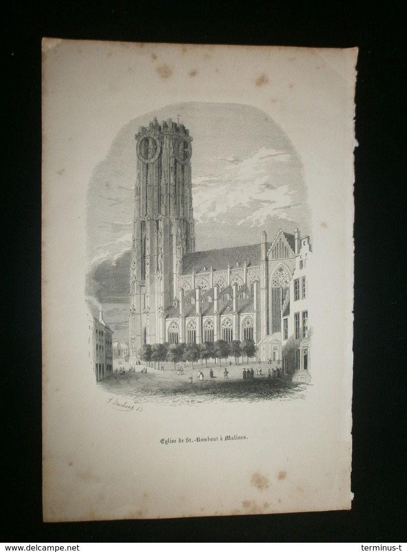 Mechelen-St.Rombouts - Prenten & Gravure