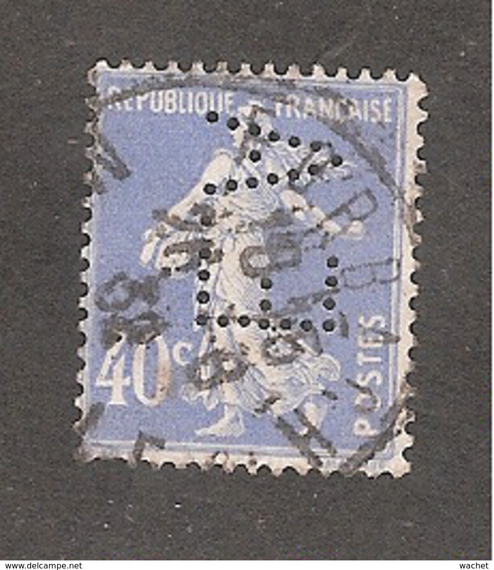 Perforé/perfin/lochung France No 237 E.A  Sté Nouvelle Des Ets Adt - Other & Unclassified