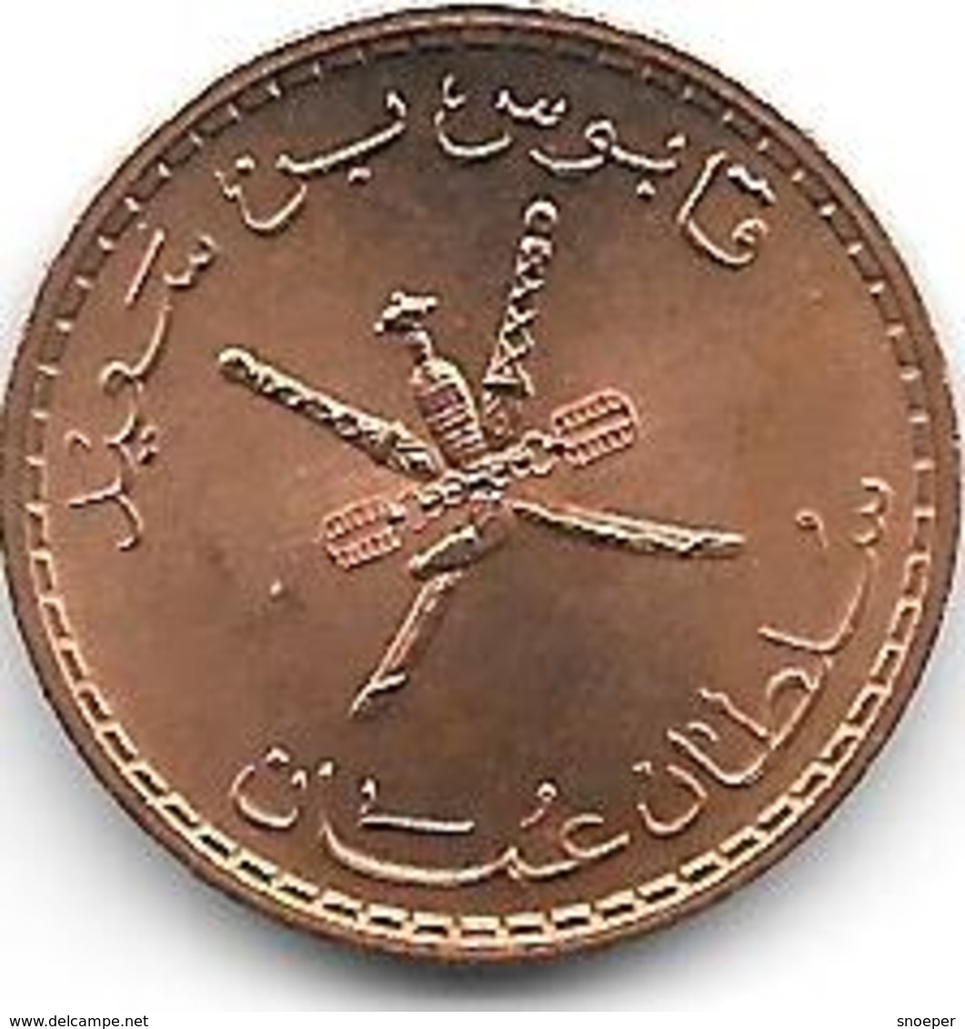 *oman  5 Baisa Ah1400 KM 50 UNC - Oman