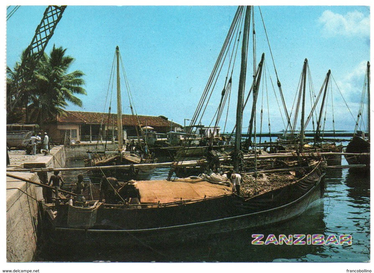 TANZANIA - OLD SLAVE HARBOUR - ZANZIBAR/THEMATIC STAMPS-TRADITIONAL HAIR STYLES - Tanzania