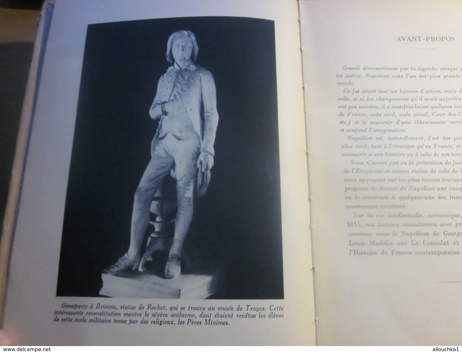 1947 NAPOLEON de PIERRE CLUZEL-ED FERNAND NATHAN OUVRAGE ORNÉ 149 PHOTOGRAPHIES LIRE AVANT PROPOS & TABLE MATIÈRES 160 P