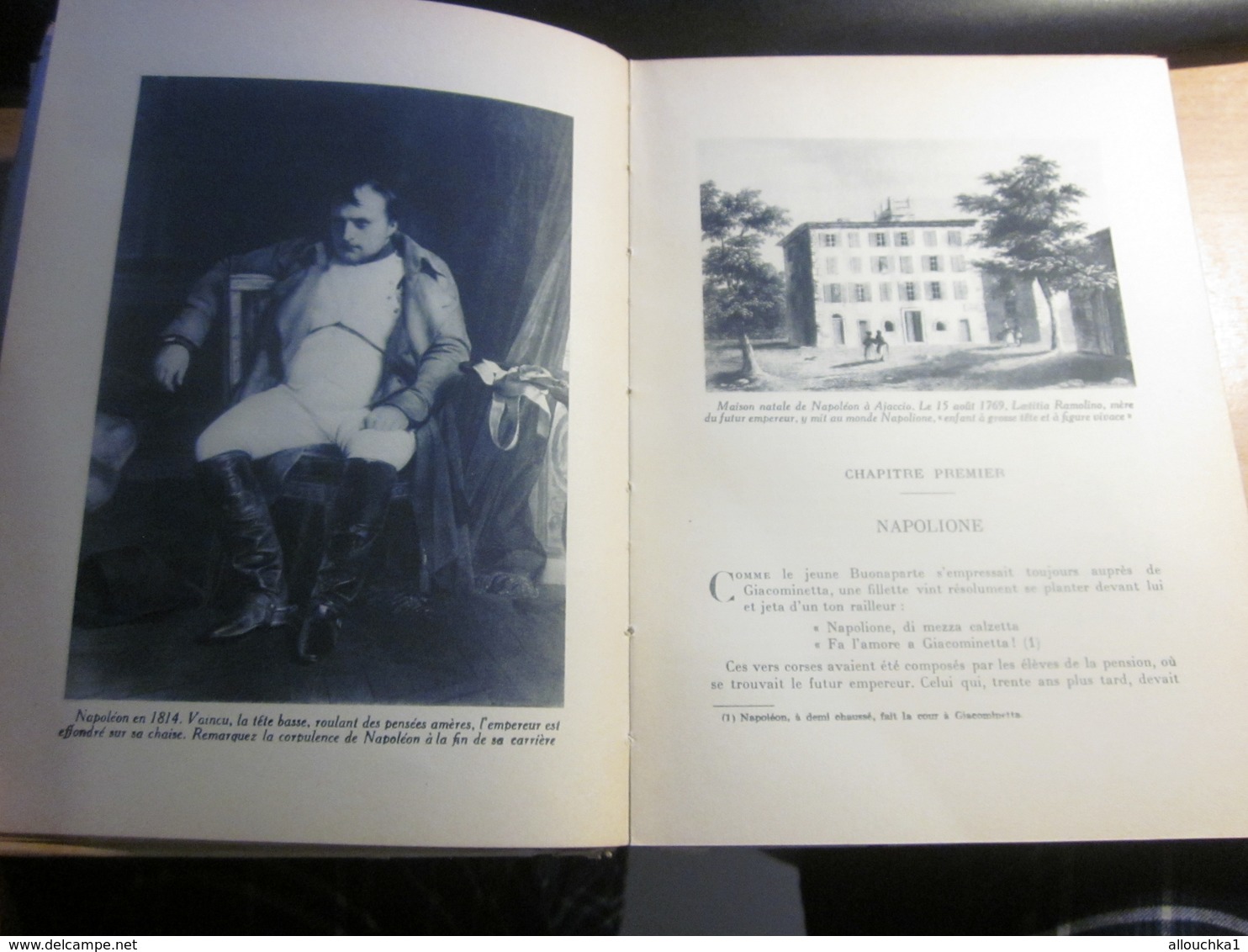 1947 NAPOLEON de PIERRE CLUZEL-ED FERNAND NATHAN OUVRAGE ORNÉ 149 PHOTOGRAPHIES LIRE AVANT PROPOS & TABLE MATIÈRES 160 P