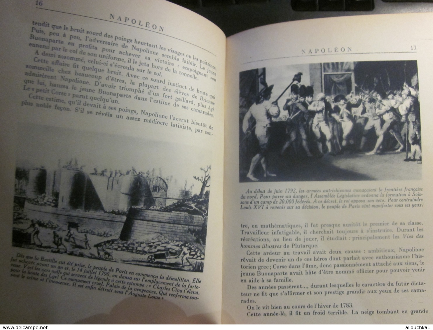 1947 NAPOLEON de PIERRE CLUZEL-ED FERNAND NATHAN OUVRAGE ORNÉ 149 PHOTOGRAPHIES LIRE AVANT PROPOS & TABLE MATIÈRES 160 P