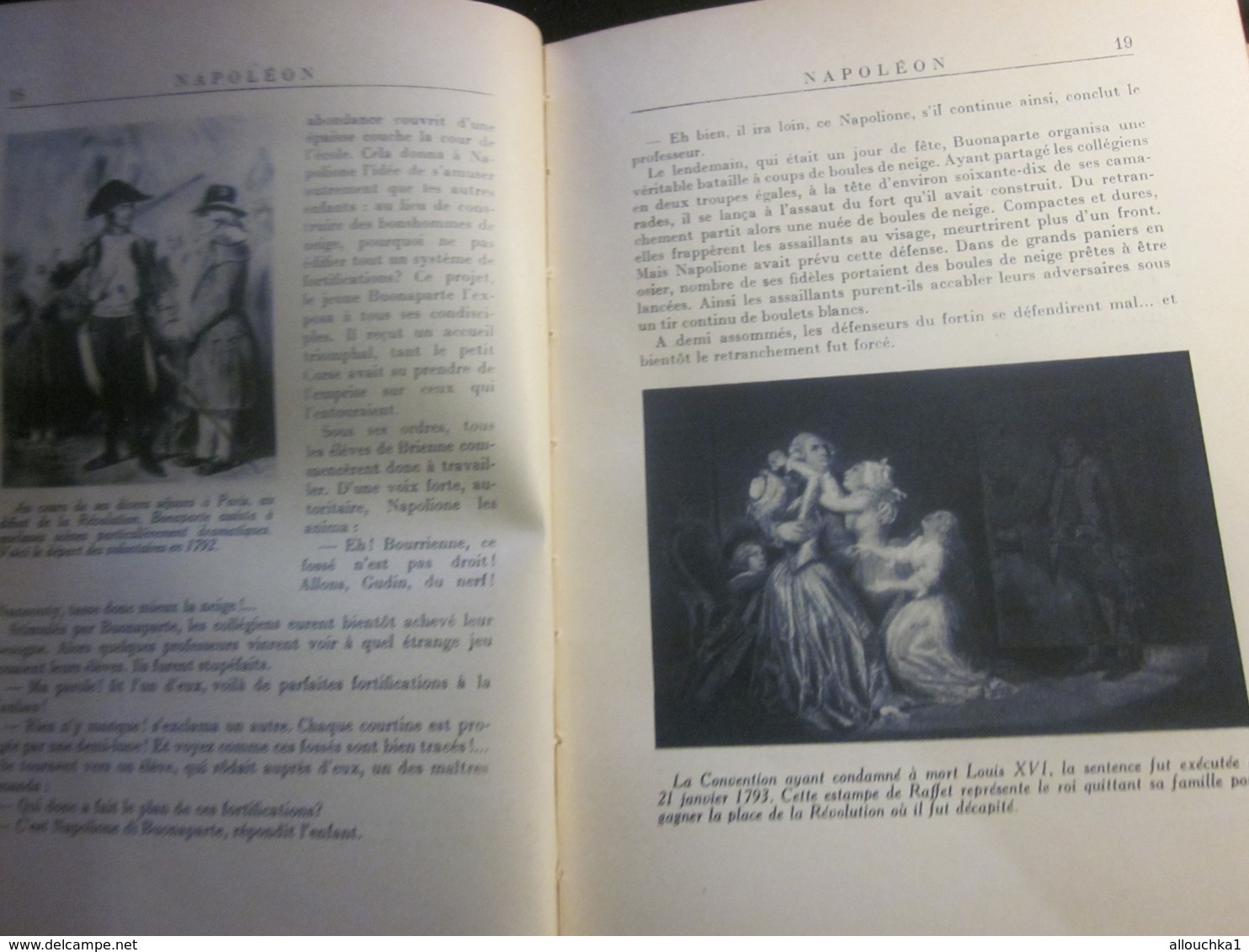 1947 NAPOLEON de PIERRE CLUZEL-ED FERNAND NATHAN OUVRAGE ORNÉ 149 PHOTOGRAPHIES LIRE AVANT PROPOS & TABLE MATIÈRES 160 P