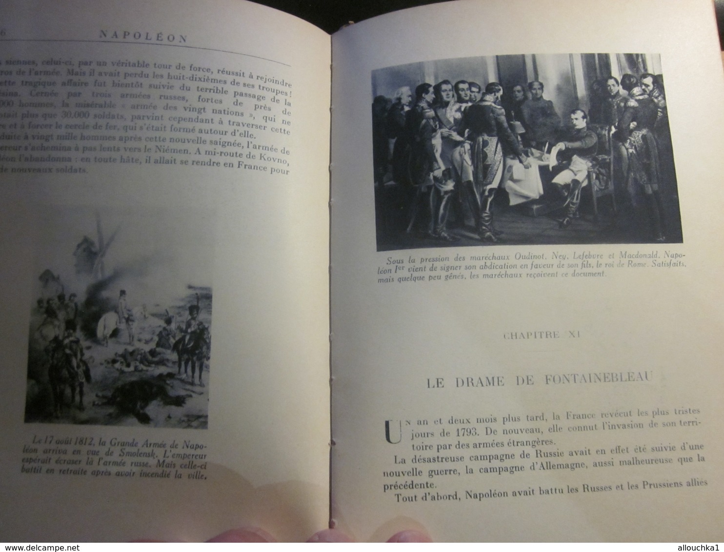 1947 NAPOLEON de PIERRE CLUZEL-ED FERNAND NATHAN OUVRAGE ORNÉ 149 PHOTOGRAPHIES LIRE AVANT PROPOS & TABLE MATIÈRES 160 P