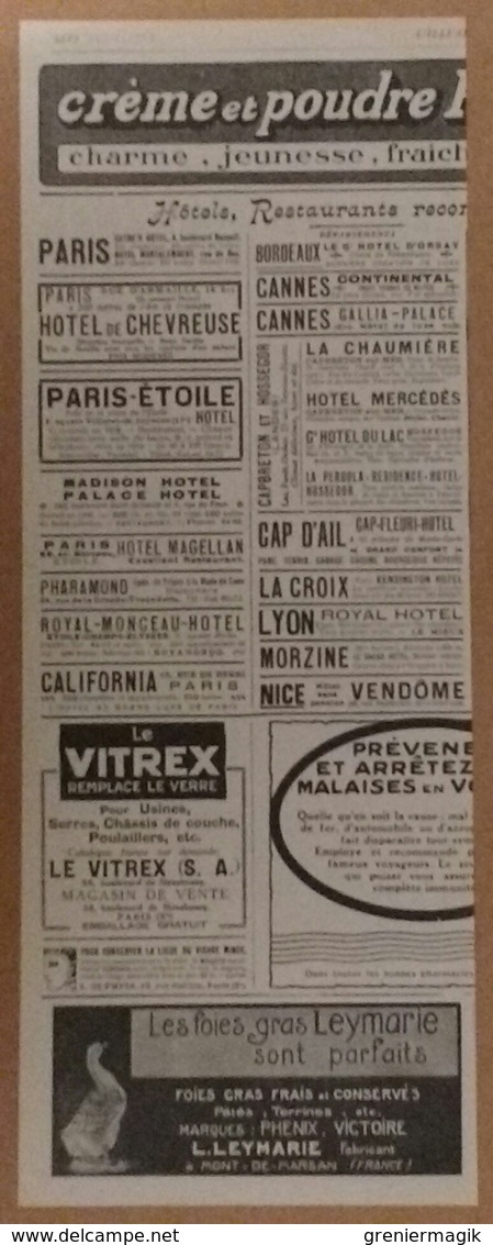 Publicité 1926 Le Gant Dubo (Hygiène, Friction, Toilette, Massage, Beauté - Ets Dubo 8 Rue Du Roi Albert Nantes) - Publicités