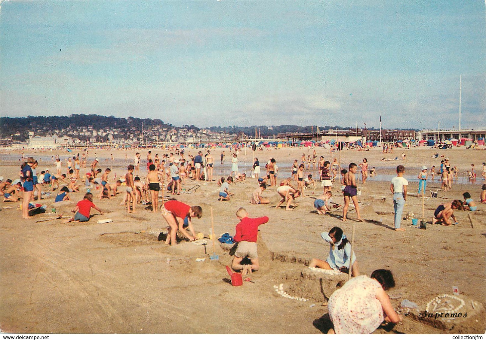 / CPSM FRANCE 14 "Deauville, Concours De Plage Pour Les Enfants" - Deauville