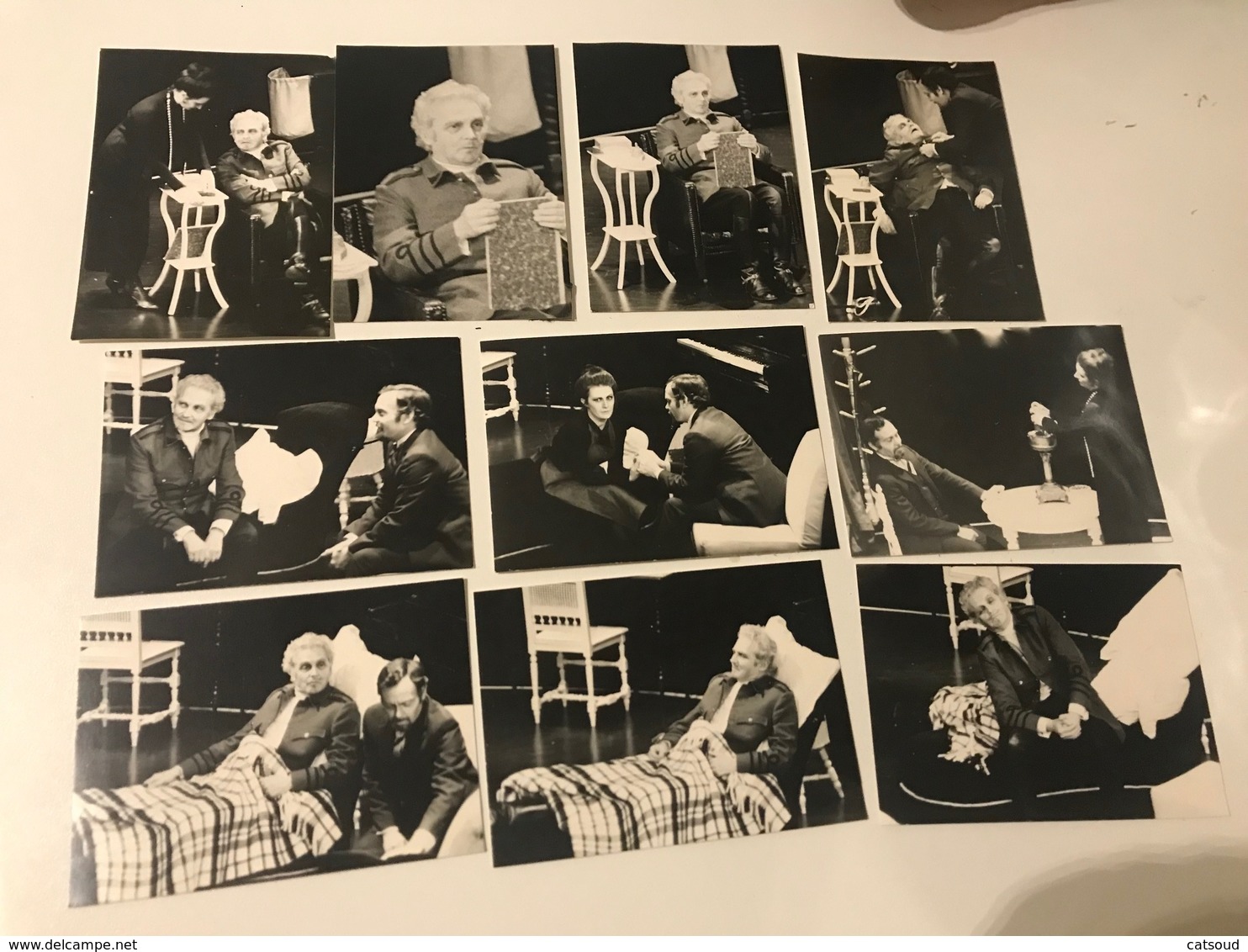 Lot De 26 Photos De La La Danse De Mort D’August Strindberg  Théâtre Du Parvis  14/6/71 Mise En Scène Jo Dua Avec René H - Célébrités