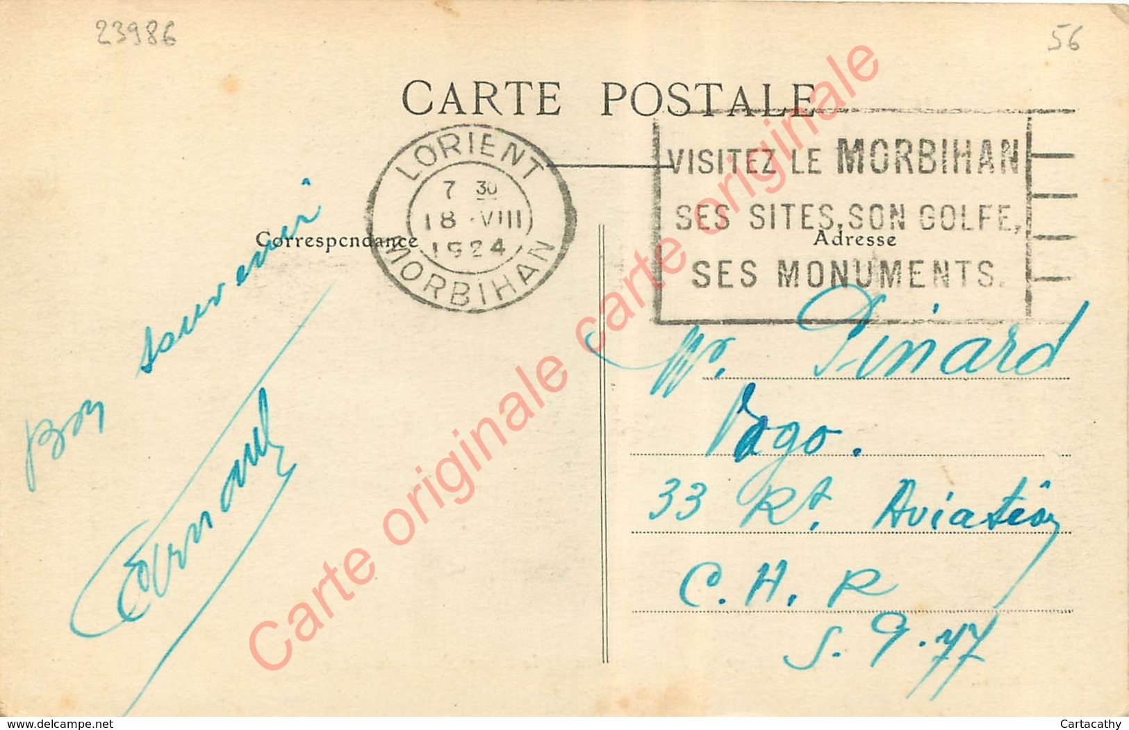 56.  LORIENT .  Un Coin De La Place Alsace-Lorraine . - Lorient