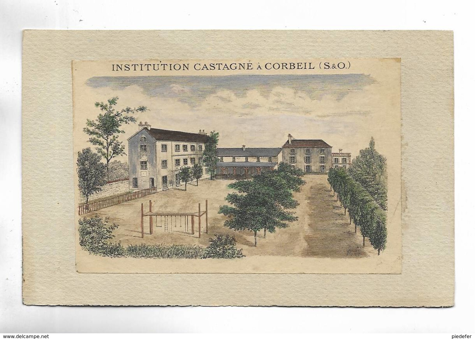 91 - Institution Castagne à CORBEIL ( S.& 0. ) - Corbeil Essonnes