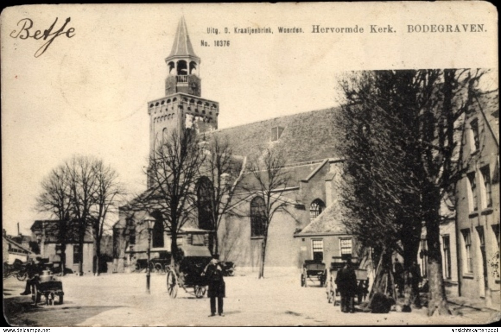 Cp Bodegraven Südholland, Hervormde Kerk, Kirche - Autres & Non Classés