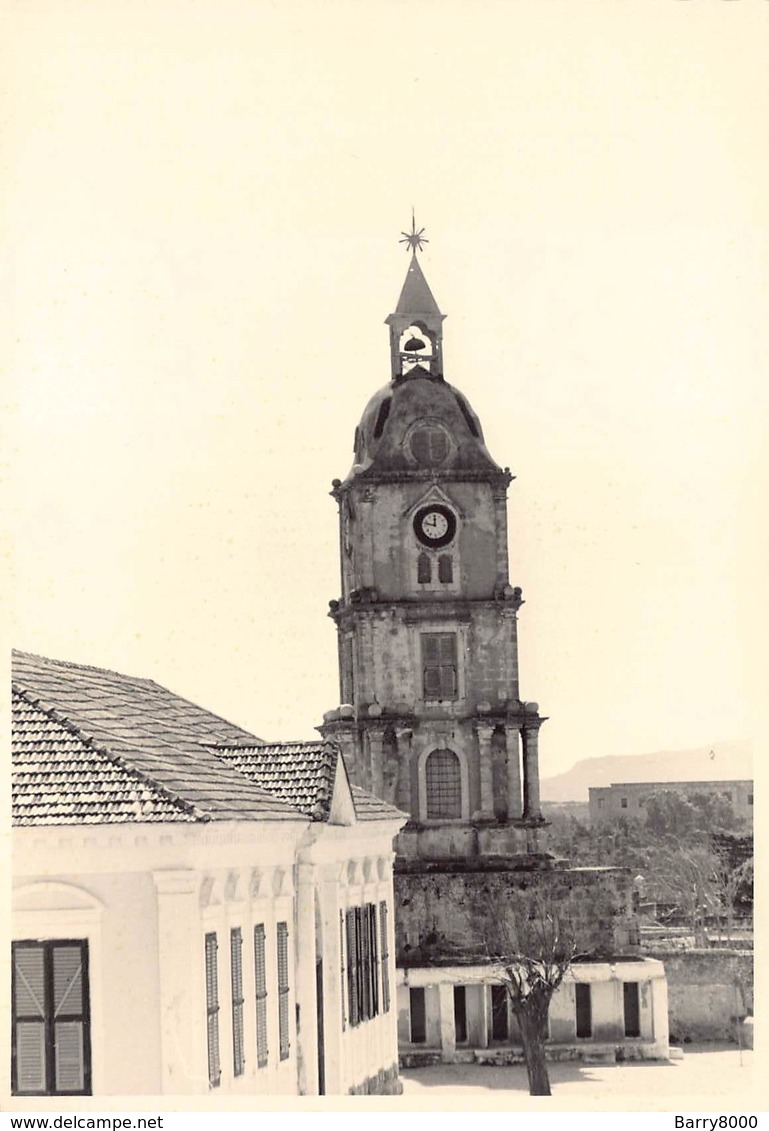 Griekenland Greece Rhodos Horloge De L'ancienne Cité Dans Le Quartier Tini  Eglise  Photo Foto GEVAERT   Barry 4170 - Grèce