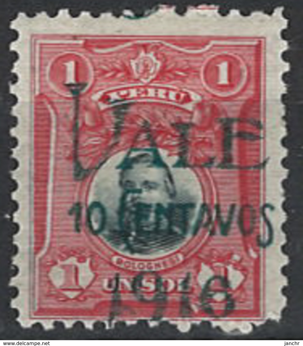 Peru 1916.  Mi 161 MH - Peru