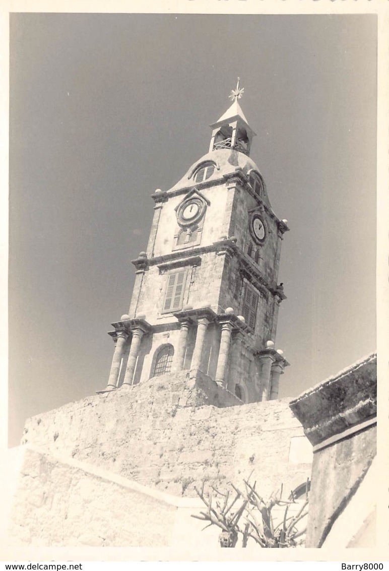 Griekenland Greece Rhodos Horloge De L'ancienne Cité Dans Le Quartier Tini  Eglise  Photo Foto GEVAERT   Barry 4172 - Grèce