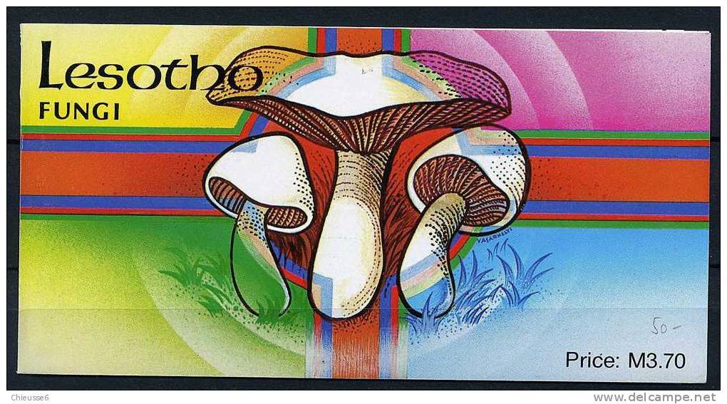 Lesotho ** Carnet Comprenant 2 Séries N° 533 à 536 + 533/534 - Champignons (lot 3 Bis) (12 P53) - Lesotho (1966-...)