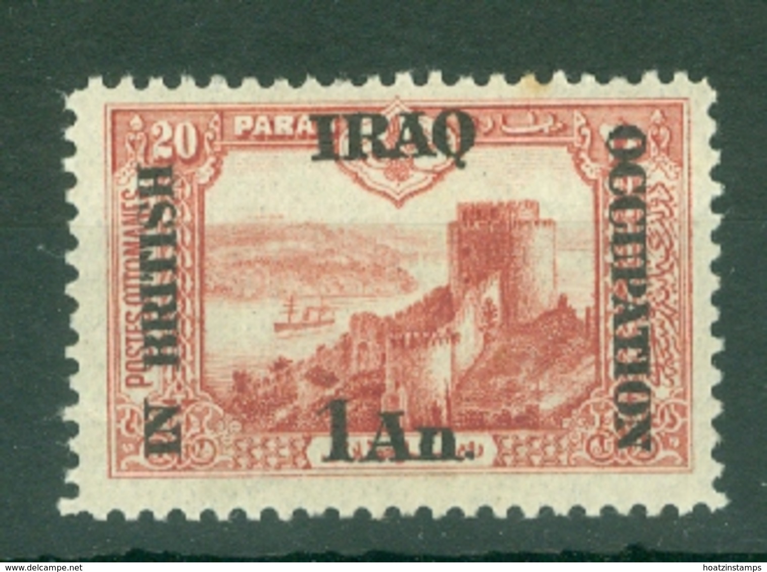 Iraq: 1918/21   Turkish Pictorial Issue - Surcharge   SG3   1a On 20pa   MH - Irak