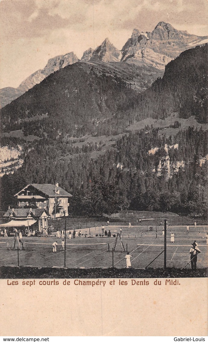 Les Sept Courts De Champéry Et Les Dents Du Midi - Champéry