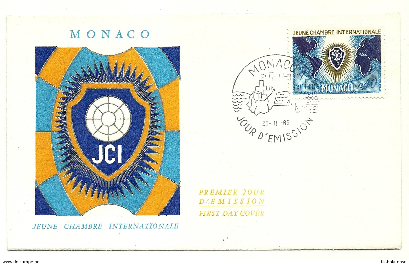 1969 - Monaco 808 Camera Dei Giovani     FDC     16/32M - Buste