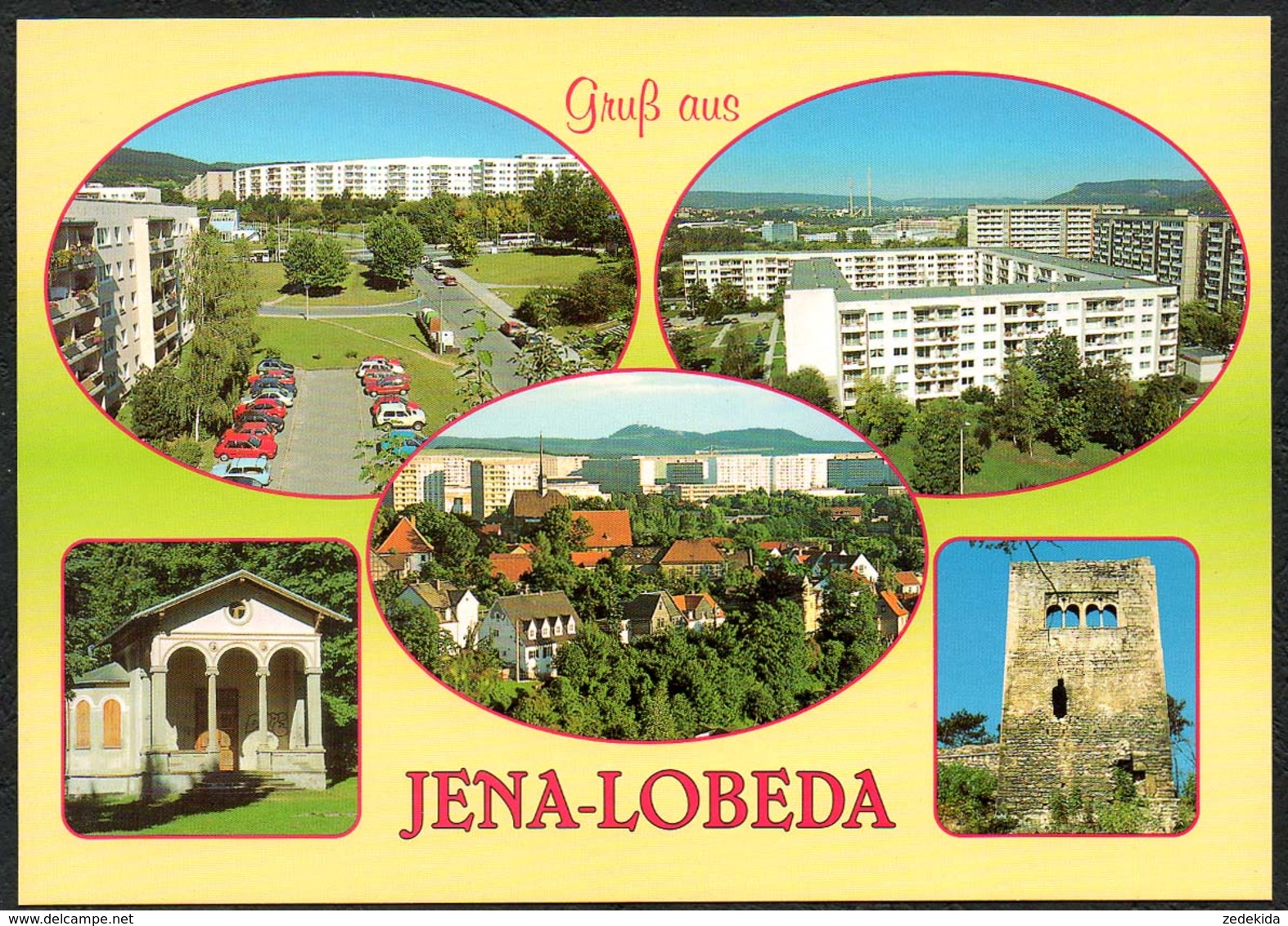 D2177 - TOP Jena Lobeda - Verlag Bild Und Heimat Reichenbach - Qualitätskarte - Jena